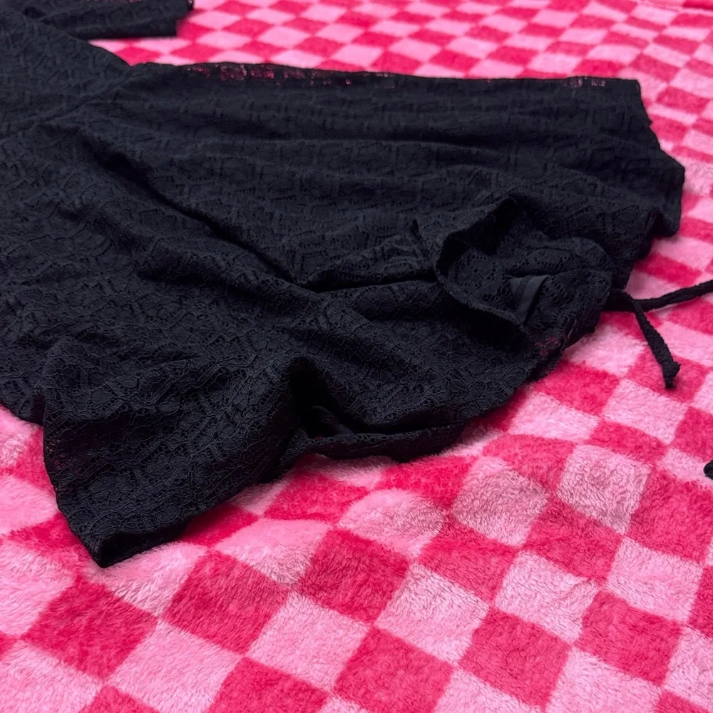 love, Fire Black Women’s Elegant Textured Dress - Picture 4 of 5